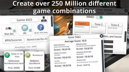 Изображение игры: Game Studio Tycoon 3 Lite
