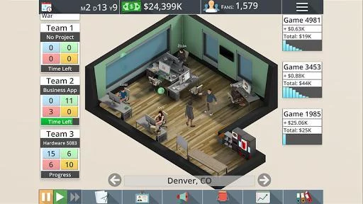 Изображение игры: Game Studio Tycoon 3 Lite