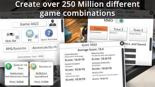 Изображение игры: Game Studio Tycoon 3 Lite