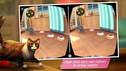 Изображение игры: CatHotel VR: Fur-tual Reality