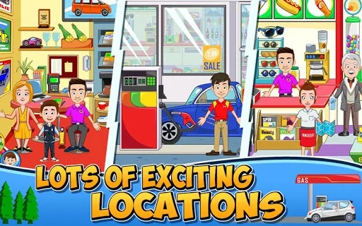 Изображение игры: My Town: Car wash fix & drive
