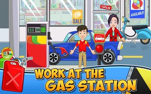 Изображение игры: My Town: Car wash fix & drive