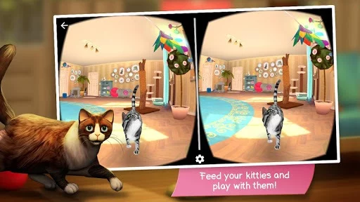 Изображение игры: CatHotel VR: Fur-tual Reality