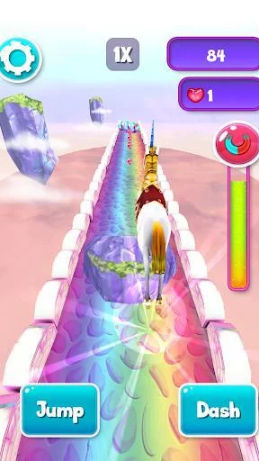 Изображение игры: My Little Unicorn Runner 3D 2