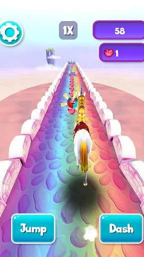 Изображение игры: My Little Unicorn Runner 3D 2
