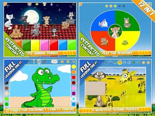Изображение игры: 6 Free Animal Games for Kids