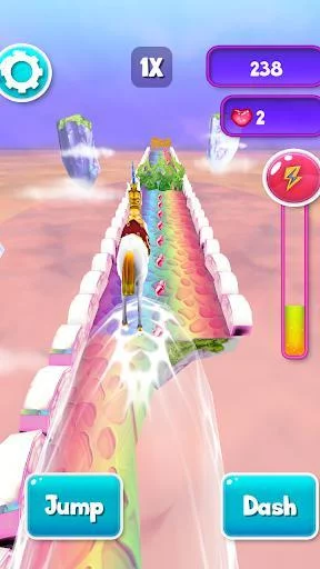 Изображение игры: My Little Unicorn Runner 3D 2