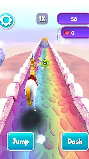 Изображение игры: My Little Unicorn Runner 3D 2