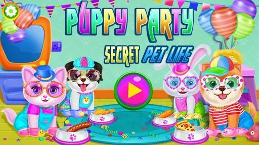 Изображение игры: Puppy Party 🐶 Secret Pet Life Day Care Dog Games