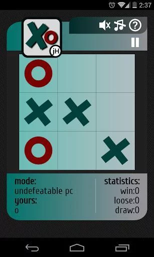 Изображение игры: Undefeatable tic-tac toe