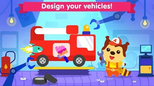 Изображение игры: Car game for toddlers - kids racing cars games