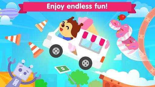 Изображение игры: Car game for toddlers - kids racing cars games