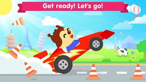Изображение игры: Car game for toddlers - kids racing cars games