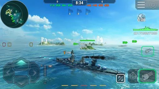 Изображение игры: Warships Universe: Naval Battle