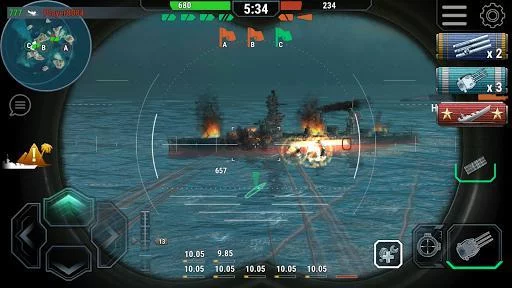 Изображение игры: Warships Universe: Naval Battle
