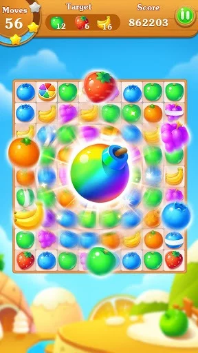 Изображение игры: Fruits Bomb