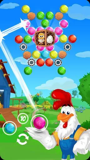 Изображение игры: Farm Bubbles - Bubble Shooter Puzzle Game