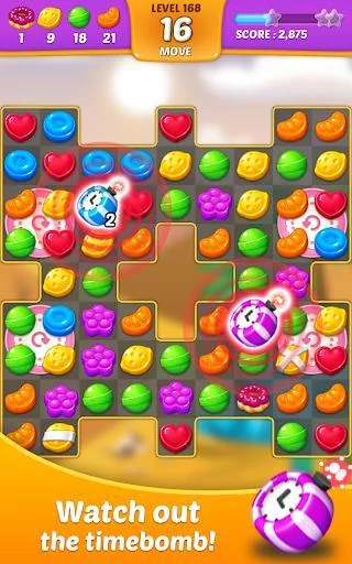 Изображение игры: Lollipop: Sweet Taste Match 3