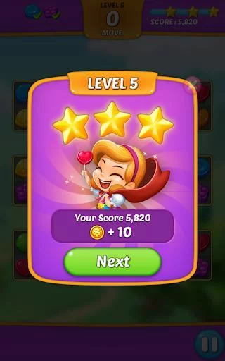 Изображение игры: Lollipop: Sweet Taste Match 3
