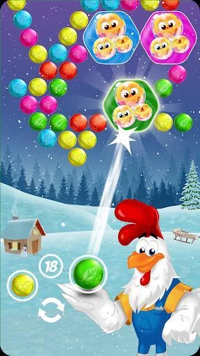 Изображение игры: Farm Bubbles - Bubble Shooter Puzzle Game
