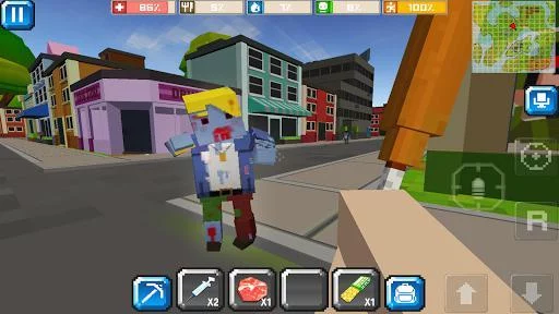 Изображение игры: Cube Z (Pixel Zombies)