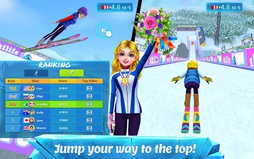 Изображение игры: Ski Girl Superstar - Winter Sports & Fashion Game