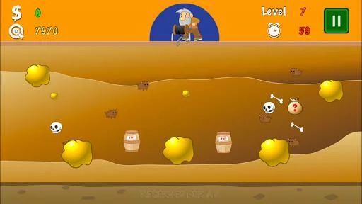 Изображение игры: Gold Miner Classic Lite