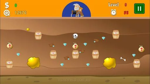 Изображение игры: Gold Miner Classic Lite