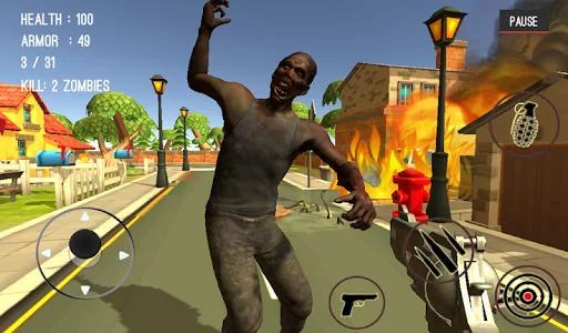 Изображение игры: Zombie Killing City Shooting Trigger Strike