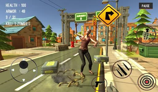 Изображение игры: Zombie Killing City Shooting Trigger Strike