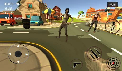 Изображение игры: Zombie Killing City Shooting Trigger Strike