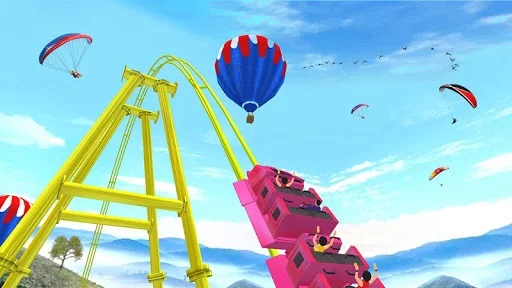Изображение игры: Roller Coaster 3D