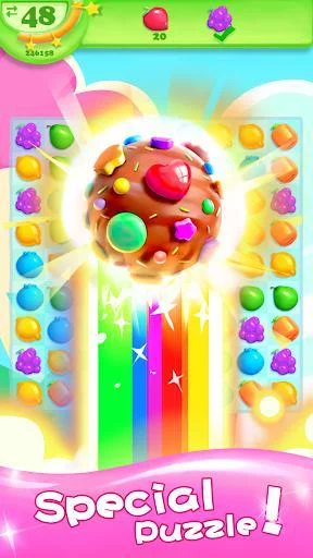 Изображение игры: Fruit Candy Smash - Juice Splash Free Match 3 Game