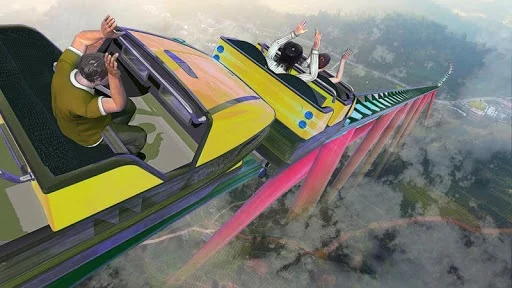 Изображение игры: Roller Coaster 3D