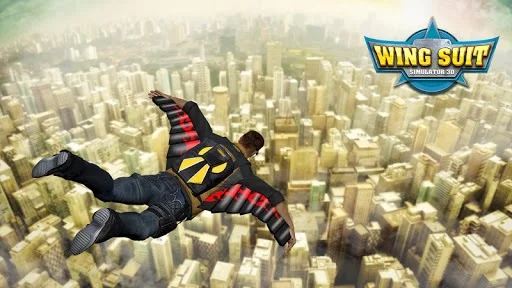 Изображение игры: Wingsuit Simulator 3D - Skydiving Game