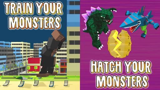 Изображение игры: Smashy City: Monster Rampage