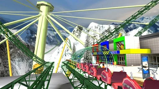 Изображение игры: Roller Coaster 3D