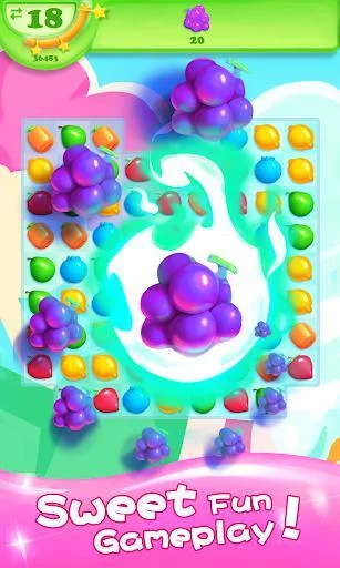 Изображение игры: Fruit Candy Smash - Juice Splash Free Match 3 Game