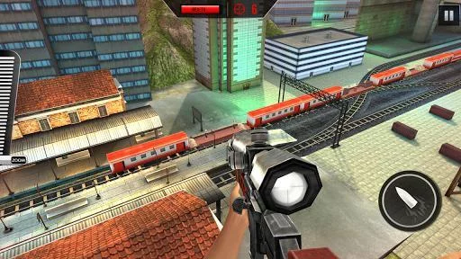 Изображение игры: Sniper 3D: Train Shooting Game