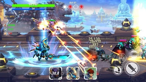 Изображение игры: Heroes Infinity: God Warriors -Action RPG Strategy