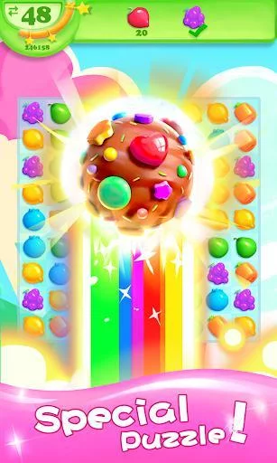 Изображение игры: Fruit Candy Smash - Juice Splash Free Match 3 Game