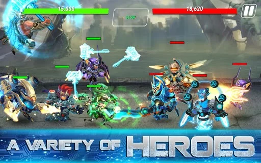 Изображение игры: Heroes Infinity: God Warriors -Action RPG Strategy