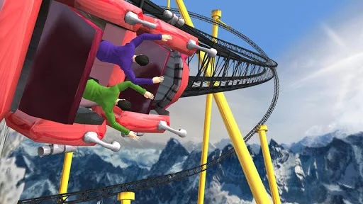 Изображение игры: Roller Coaster 3D