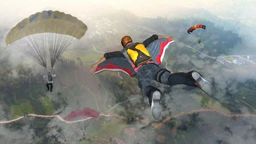 Изображение игры: Wingsuit Simulator 3D - Skydiving Game