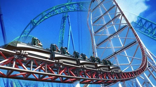 Изображение игры: Roller Coaster 3D