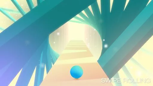 Изображение игры: Swipe Rolling - Roll the ball in modern art