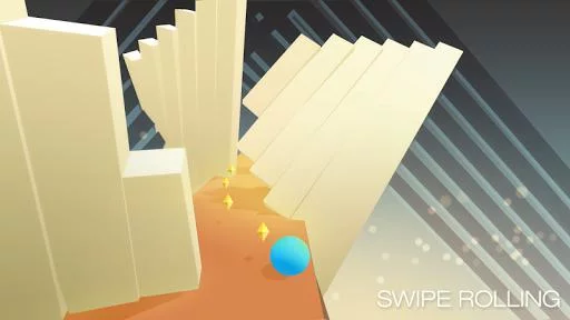 Изображение игры: Swipe Rolling - Roll the ball in modern art