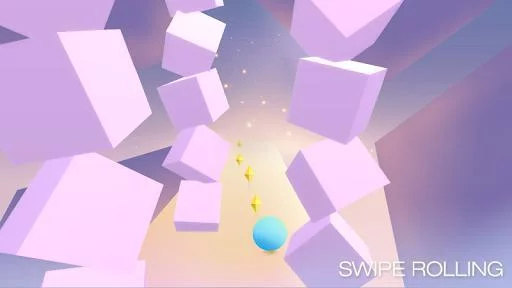 Изображение игры: Swipe Rolling - Roll the ball in modern art