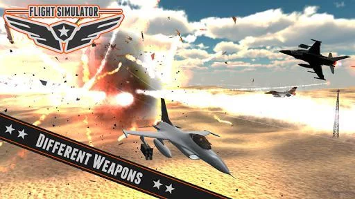 Изображение игры: Battle Flight Simulator 2014