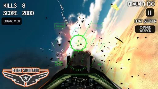Изображение игры: Battle Flight Simulator 2014